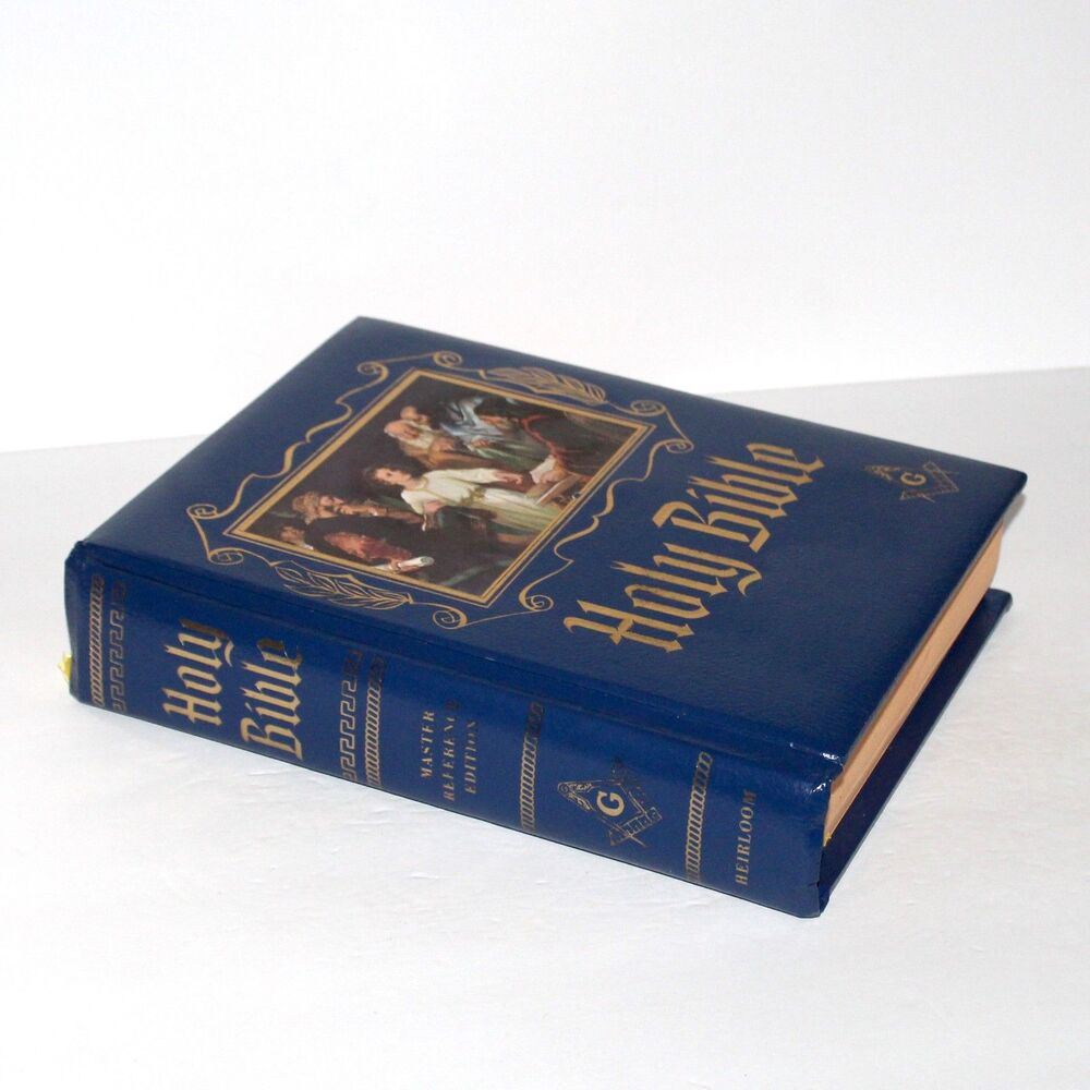 Holy Bible KJV Heirloom Masonic Edition 1988 DeVore & Sons Red Letter